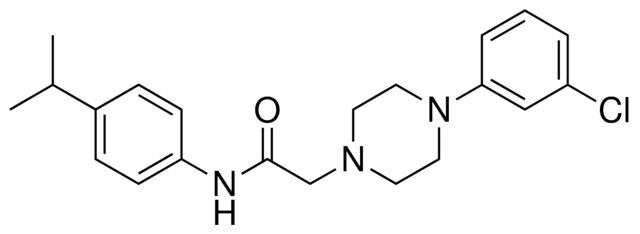 2-(4-(3-CHLORO-PHENYL)-PIPERAZIN-1-YL)-N-(4-ISOPROPYL-PHENYL)-ACETAMIDE