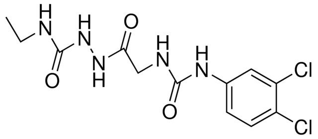 2-(3,4-DICHLOROPHENYLUREIDO)ACETIC ACID N2-(ETHYLCARBAMOYL)HYDRAZIDE