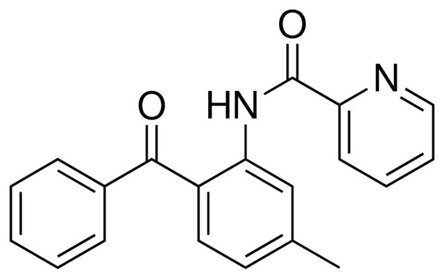 PYRIDINE-2-CARBOXYLIC ACID (2-BENZOYL-5-METHYL-PHENYL)-AMIDE