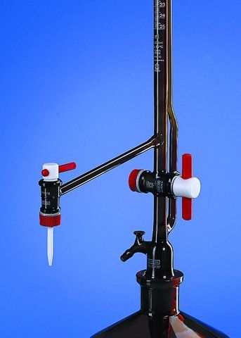 BRAND<sup>®</sup> SILBERBRAND automatic burette, Pellet pattern