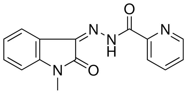 PYRIDINE-2-CARBOXYLIC ACID (1-ME-2-OXO-1,2-DIHYDRO-INDOL-3-YLIDENE)-HYDRAZIDE