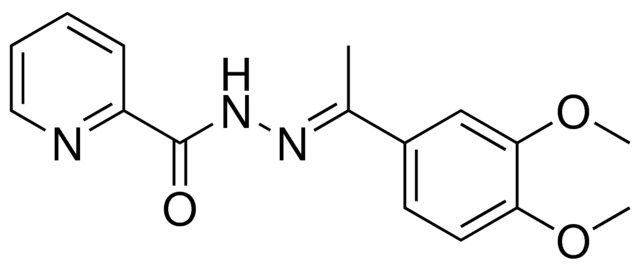 PYRIDINE-2-CARBOXYLIC ACID (1-(3,4-DIMETHOXY-PHENYL)-ETHYLIDENE)-HYDRAZIDE