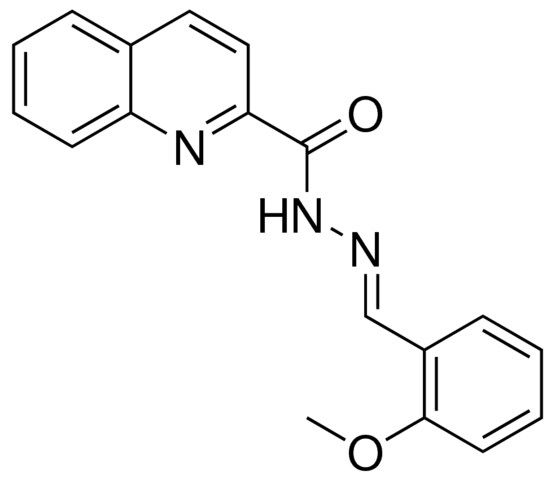 QUINOLINE-2-CARBOXYLIC ACID (2-METHOXY-BENZYLIDENE)-HYDRAZIDE