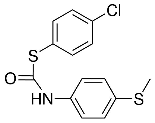 S-(4-CHLOROPHENYL) N-(4-(METHYLTHIO)PHENYL)THIOCARBAMATE