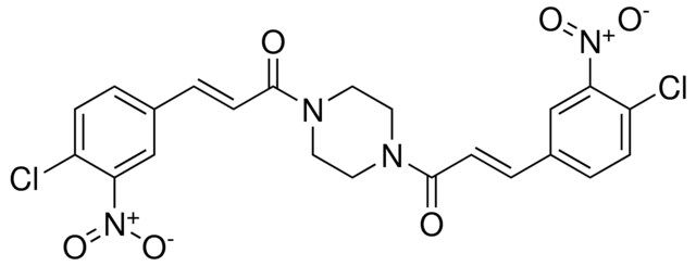 1,4-BIS[(2E)-3-(4-CHLORO-3-NITROPHENYL)-2-PROPENOYL]PIPERAZINE