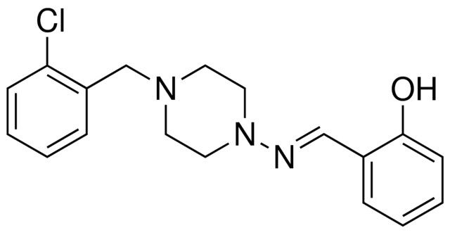 2-((4-(2-CHLORO-BENZYL)-PIPERAZIN-1-YLIMINO)-METHYL)-PHENOL