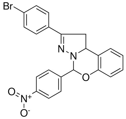 2-(4-BR-PH)-4-(4-NITRO-PH)-1,9B-2H-5-OXA-3,3A-DIAZA-CYCLOPENTA(A)NAPHTHALENE