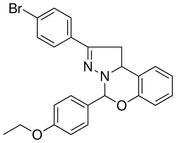 2-(4-BR-PH)-4-(4-ETHOXY-PH)-1,9B-2H-5-OXA-3,3A-DIAZA-CYCLOPENTA(A)NAPHTHALENE