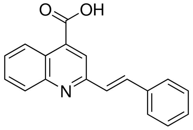 2-(2-PHENYLVINYL)-4-QUINOLINECARBOXYLIC ACID