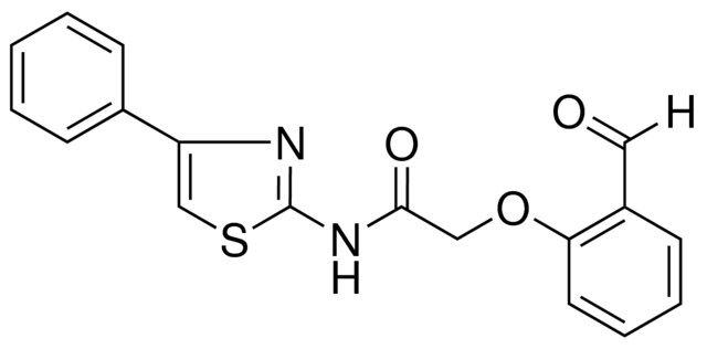 2-(2-FORMYL-PHENOXY)-N-(4-PHENYL-THIAZOL-2-YL)-ACETAMIDE