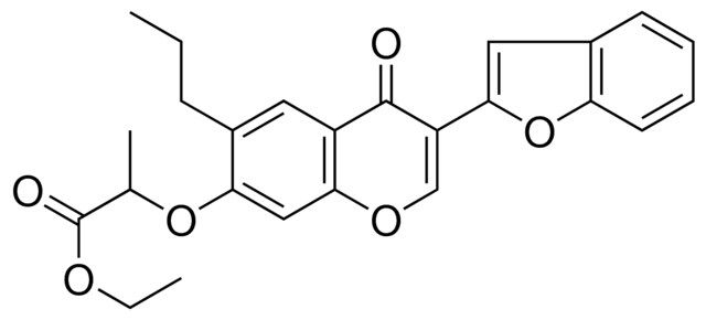 2-(3-BENZOFURAN-2-YL-4-OXO-6-PR-4H-CHROMEN-7-YLOXY)-PROPIONIC ACID ETHYL ESTER