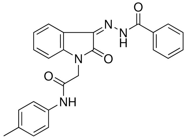 2-(3-(BENZOYL-HYDRAZONO)-2-OXO-2,3-DIHYDRO-INDOL-1-YL)-N-P-TOLYL-ACETAMIDE