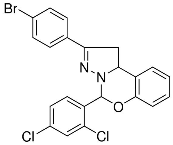 2-(4-BR-PH)-4(2,4-DICHLORO-PH)-1,9B-2H-5-OXA-3,3A-DIAZA-CYCLOPENTA(A)NAPHTHALENE