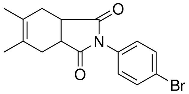 2-(4-BROMO-PHENYL)-5,6-DIMETHYL-3A,4,7,7A-TETRAHYDRO-ISOINDOLE-1,3-DIONE