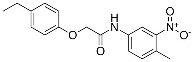 2-(4-ETHYL-PHENOXY)-N-(4-METHYL-3-NITRO-PHENYL)-ACETAMIDE