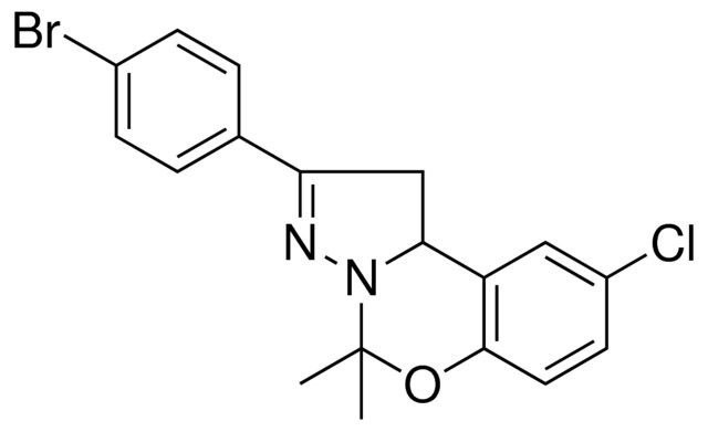 2-(4-BR-PH)-8-CL-4,4-DIMETHYL-1,9B-2H-5-OXA-3,3A-DIAZA-CYCLOPENTA(A)NAPHTHALENE