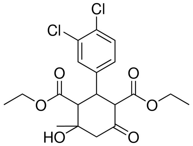 2-(3,4-DI-CL-PH)-4-HO-4-ME-6-OXO-CYCLOHEXANE-1,3-DICARBOXYLIC ACID DIETHYL ESTER