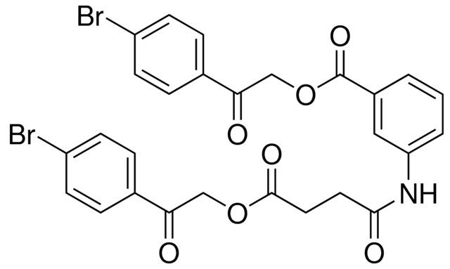 2-(4-BROMOPHENYL)-2-OXOETHYL 3-({4-[2-(4-BROMOPHENYL)-2-OXOETHOXY]-4-OXOBUTANOYL}AMINO)BENZOATE