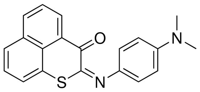 2-(4-DIMETHYLAMINO-PHENYLIMINO)-BENZO(DE)THIOCHROMEN-3-ONE