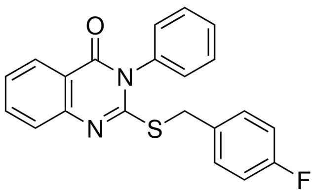 2-(4-FLUORO-BENZYLSULFANYL)-3-PHENYL-3H-QUINAZOLIN-4-ONE