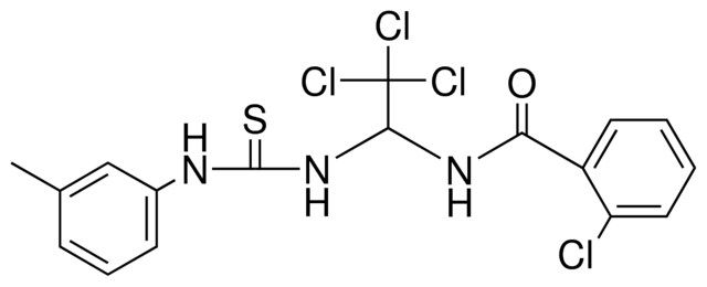 2-CHLORO-N-(2,2,2-TRICHLORO-1-(3-M-TOLYL-THIOUREIDO)-ETHYL)-BENZAMIDE