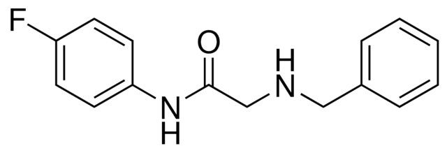 2-BENZYLAMINO-N-(4-FLUORO-PHENYL)-ACETAMIDE