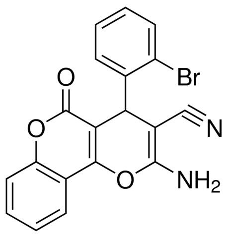 2-AMINO-4-(2-BROMO-PHENYL)-5-OXO-4H,5H-PYRANO[3,2-C]CHROMENE-3-CARBONITRILE