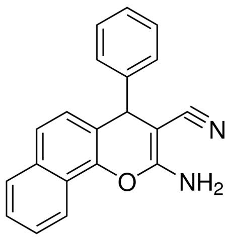 2-AMINO-4-PHENYL-4H-BENZO(H)CHROMENE-3-CARBONITRILE