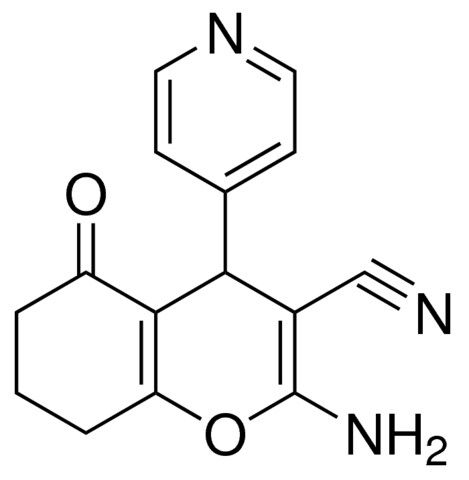 2-AMINO-5-OXO-4-PYRIDIN-4-YL-5,6,7,8-TETRAHYDRO-4H-CHROMENE-3-CARBONITRILE