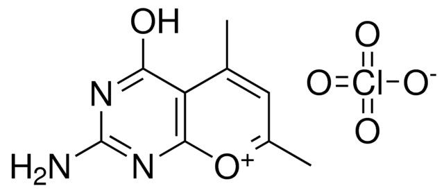 2-AMINO-4-HYDROXY-5,7-DIMETHYLPYRANO(2,3-D)PYRIMIDIN-8-IUM PERCHLORATE