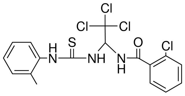 2-CHLORO-N-(2,2,2-TRICHLORO-1-(3-O-TOLYL-THIOUREIDO)-ETHYL)-BENZAMIDE