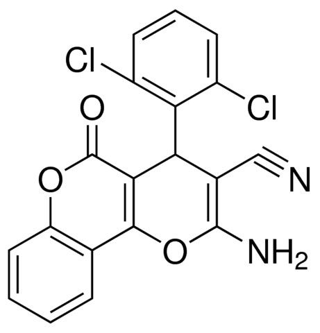 2-AMINO-4-(2,6-DICHLORO-PHENYL)-5-OXO-4H,5H-PYRANO[3,2-C]CHROMENE-3-CARBONITRILE