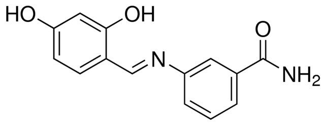 3-((2,4-DIHYDROXY-BENZYLIDENE)-AMINO)-BENZAMIDE