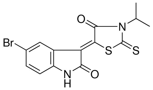 (3Z)-5-BROMO-3-(3-ISOPROPYL-4-OXO-2-THIOXO-1,3-THIAZOLIDIN-5-YLIDENE)-1,3-DIHYDRO-2H-INDOL-2-ONE